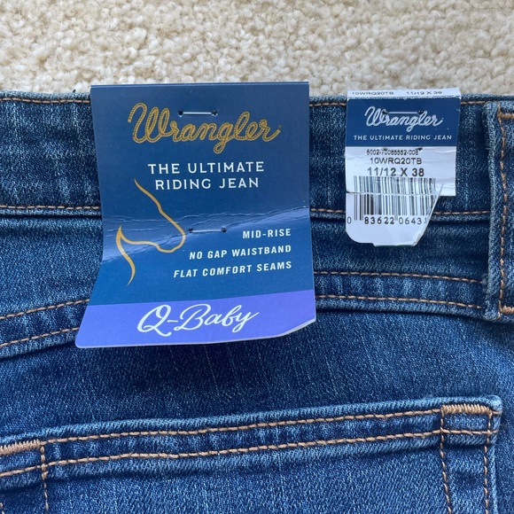 **NEW WITH TAGS** Wrangler Q-Baby Riding Jeans - Picture 4 of 5